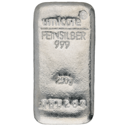 Acheter un lingot d'argent de 250 grammes au Comptoir de l’Or
