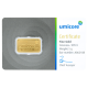 Lingot d’or Umicore certifié de 5 gramme
