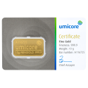 Achetez un lingot d’or certifié de 10 grammes au Comptoir de l’Or