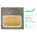 Achetez un lingot d’or certifié de 31,1 grammes au Comptoir de l’Or