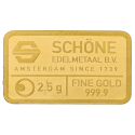 Achetez un lingot d’or de 2,5 grammes au Comptoir de l’Or