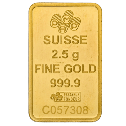 Achetez un lingot d’or de 2,5 grammes au Comptoir de l’Or