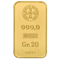 Achetez un lingot d’or de 20 grammes au Comptoir de l’Or