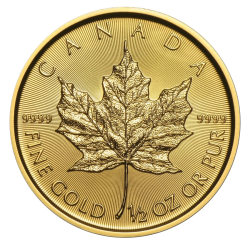 Achetez la Maple Leaf en or 1/2 OZ au Comptoir de l’Or