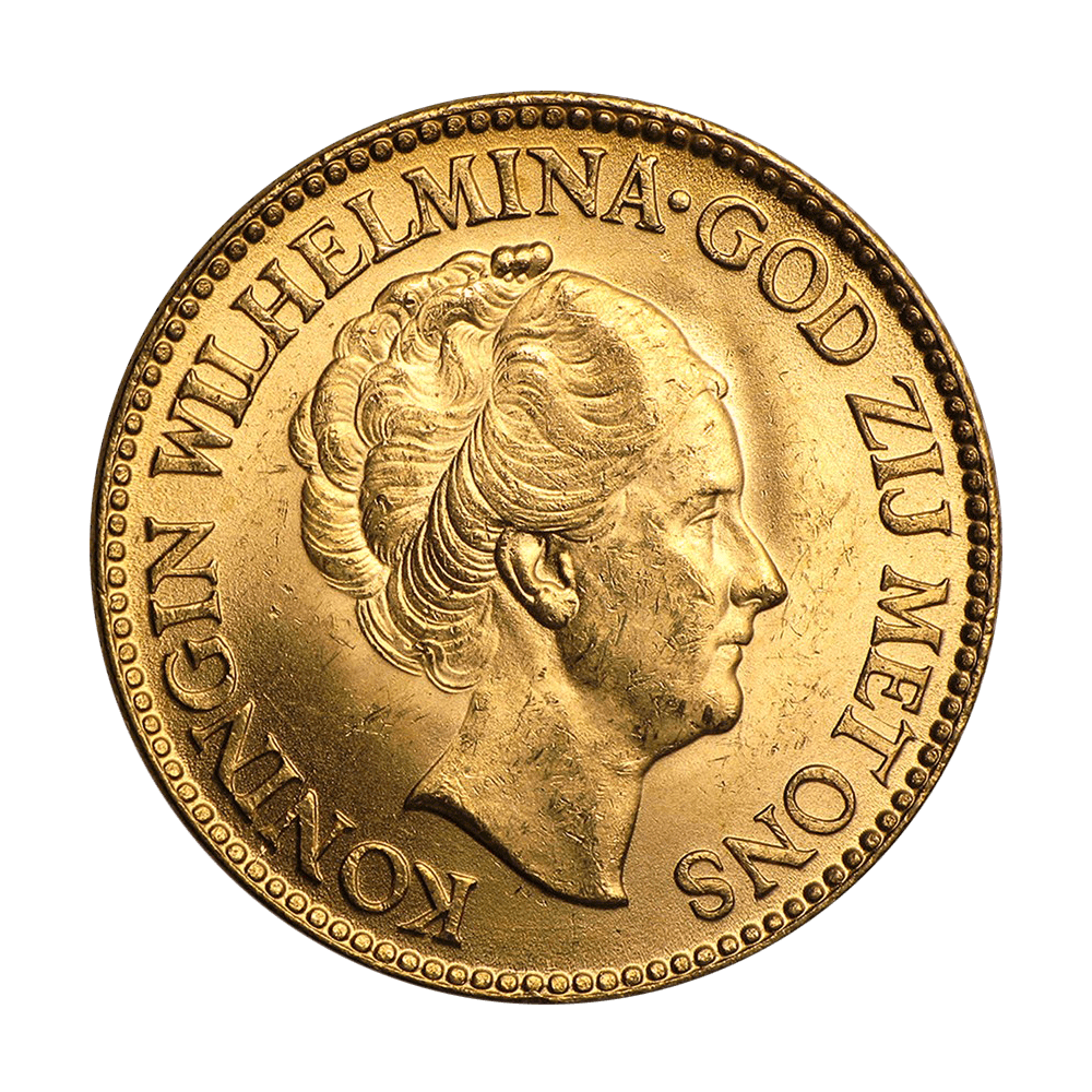 10 florins néerlandais or diverses années
