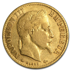 10 francs français or diverses années