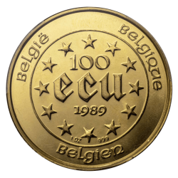 100 ECU Belgique diverses années