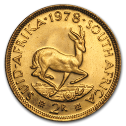 2 rands sud-africains or diverses années