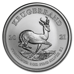 Achetez la Krugerrand en argent de 1 once troy au Comptoir de l’Or