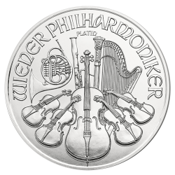 Achetez la Philharmonique en platine 1 oz au Comptoir de l’Or