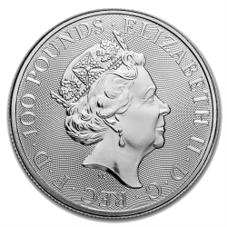 Britannia en platine 1 OZ diverses années