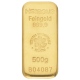 Lingot d'or Heraeus certifié de 500 gramme