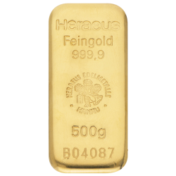 Achetez un lingot d’or certifié de 500 grammes au Comptoir de l’Or