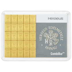 Achetez un Heraeus CombiBar 50 x 1 g en or au Comptoir de l’Or