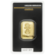 Barre d'or coulée d'or Heraeus certifié de 50 gramme