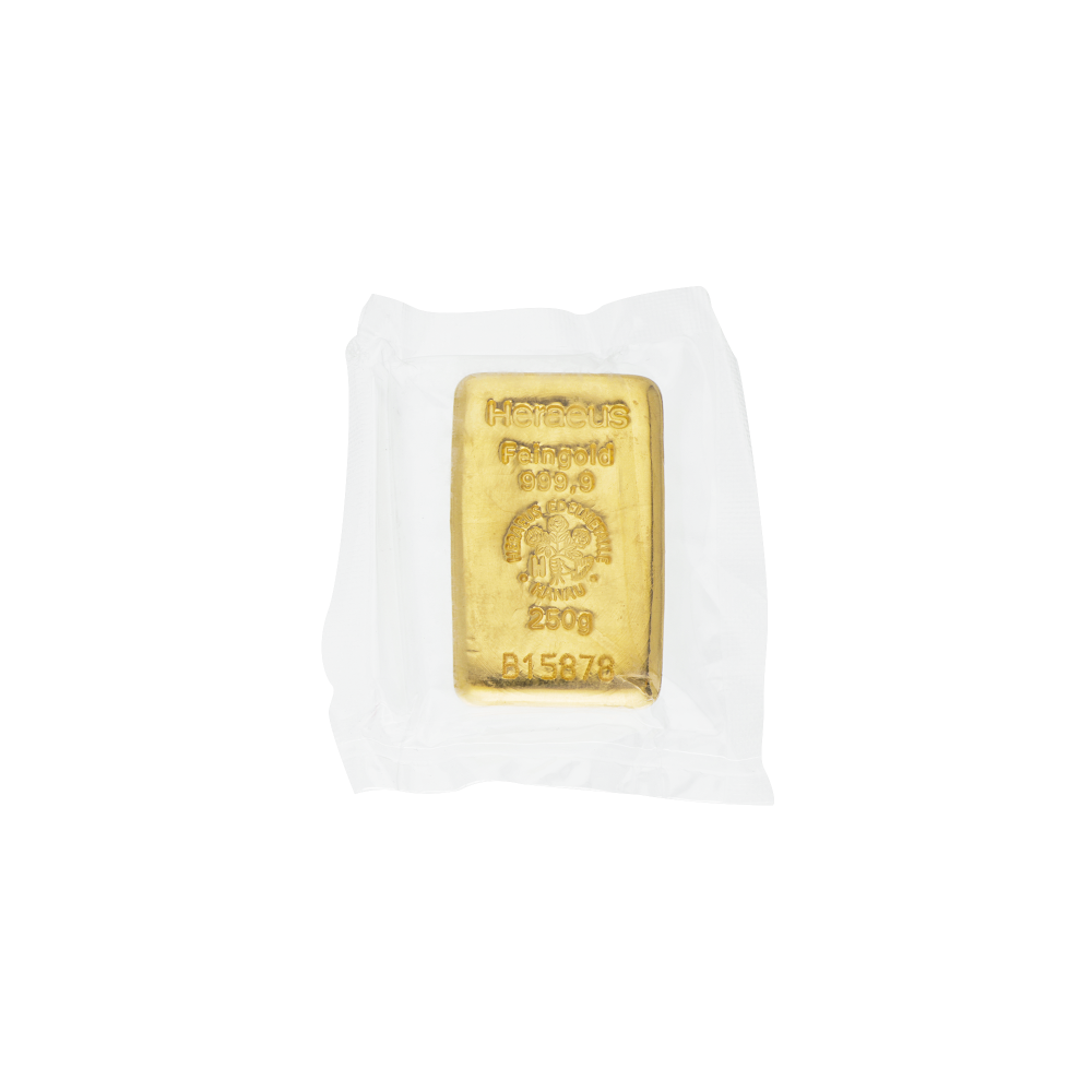 250 grammes - Lingot d'or