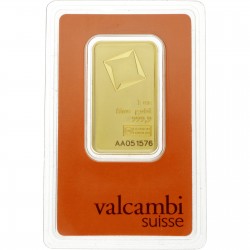 Achetez un lingot d’or certifié de 2,5 grammes Valcambi au Comptoir de l’Or