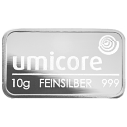 Zilverbaar Umicore 10 gram