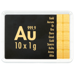Achetez un Valcambi CombiBar 10 x 1 g en or au Comptoir de l’Or
