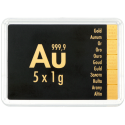 Achetez un Valcambi CombiBar 5 x 1 g en or au Comptoir de l’Or