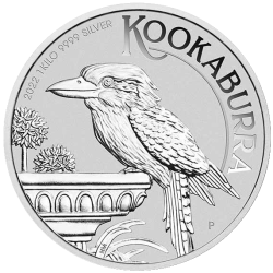 Kookaburra 1 kilo argent 2022