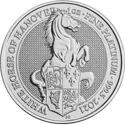 Queen's Beasts en platine 1 OZ diverses années