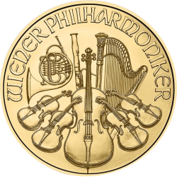 Achetez la Philharmonique en or 1/4 OZ 2025 au Comptoir de l’Or