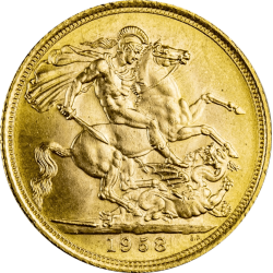 Achetez un 1/2 Souverain d’or au Comptoir de l’Or