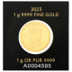 Feuille d'Érable 1 gramme or diverses années