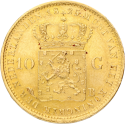 Gouden tientje Nederland 1824B