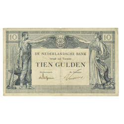 10 gulden 1921 Arbeid en Welvaart