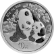 Panda 30gr argent 2024