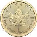 Achetez la Maple Leaf en or 1/4 OZ au Comptoir de l’Or