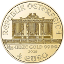 Achetez la Philharmonique en or 1/25 OZ 2025 au Comptoir de l’Or