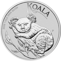 Achetez la Koala en argent de 1 kilo au Comptoir de l’Or