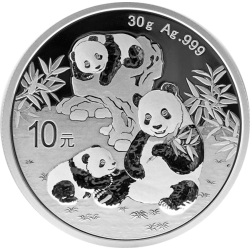 Achetez la Panda en argent de 30g au Comptoir de l’Or