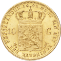 Gouden tientje Willem III negotie