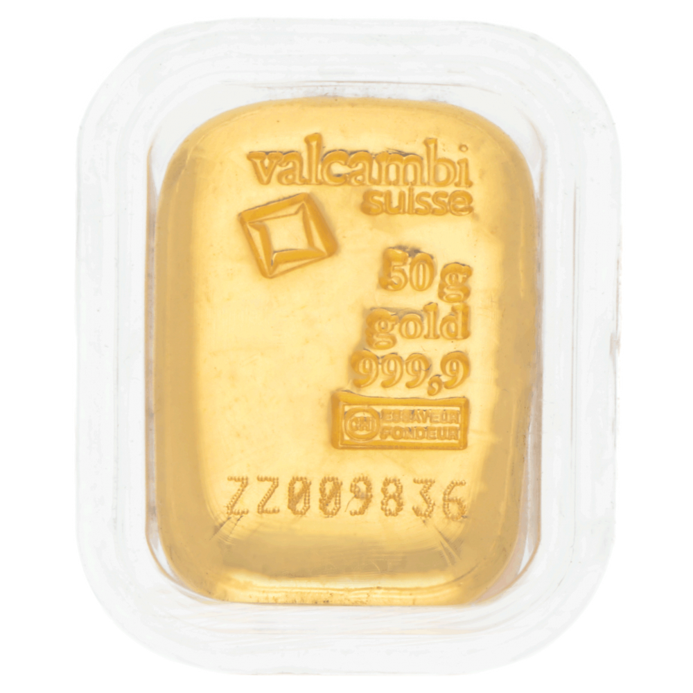 Achetez un lingot d’or certifié de 50 grammes Valcambi au Comptoir de l’Or Achetez un lingot d’or certifié de 50 grammes Valcambi au Comptoir de l’Or