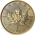 Achetez la Maple Leaf en or 1/2 OZ 2026 au Comptoir de l’Or