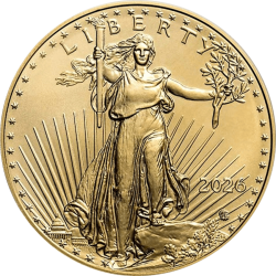 Achetez l’American Eagle en or 1/10 OZ 2026 au Comptoir de l’Or