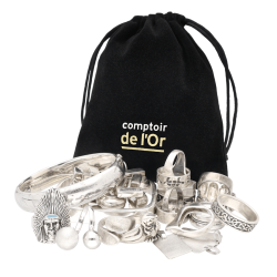 Achetez 250 grammes net de bijoux en argent au Comptoir de l’Or