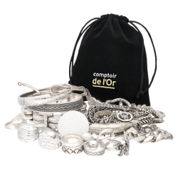 Achetez 500 grammes net de bijoux en argent au Comptoir de l’Or