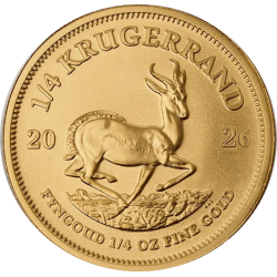 Achetez la Krugerrand en or ¼ OZ 2026 au Comptoir de l’Or