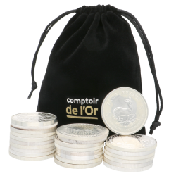 Achetez ce lot de 25pièces d'argent OZ diverses au Comptoir de l'Or maintenant