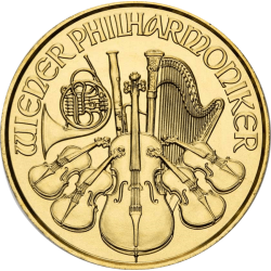 Achetez la Philharmonique en or 1/25 OZ 2026 au Comptoir de l’Or