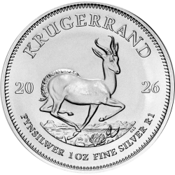 Achetez la Krugerrand en argent de 1 once troy au Comptoir de l’Or