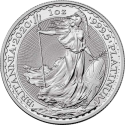 Achetez la Britannia 1 OZ en platine au Comptoir de l’Or