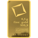 Achetez un lingot d’or certifié de 0,5 grammes au Comptoir de l’Or