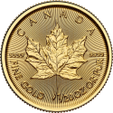 Achetez la Maple Leaf en or 1/20 OZ au Comptoir de l’Or