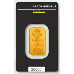 Achetez un lingot d’or certifié de 10 gramme au Comptoir de l’Or